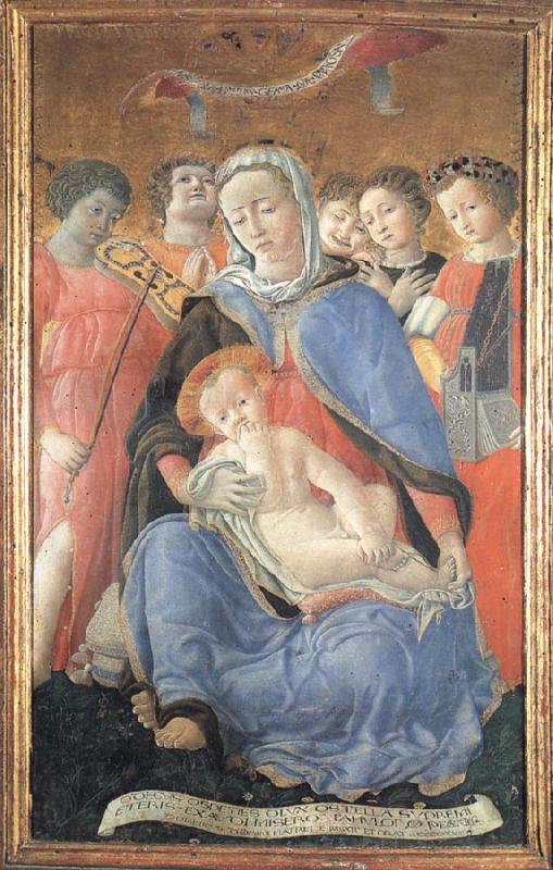 DOMENICO DI BARTOLO Madonna of Humility Spain oil painting art